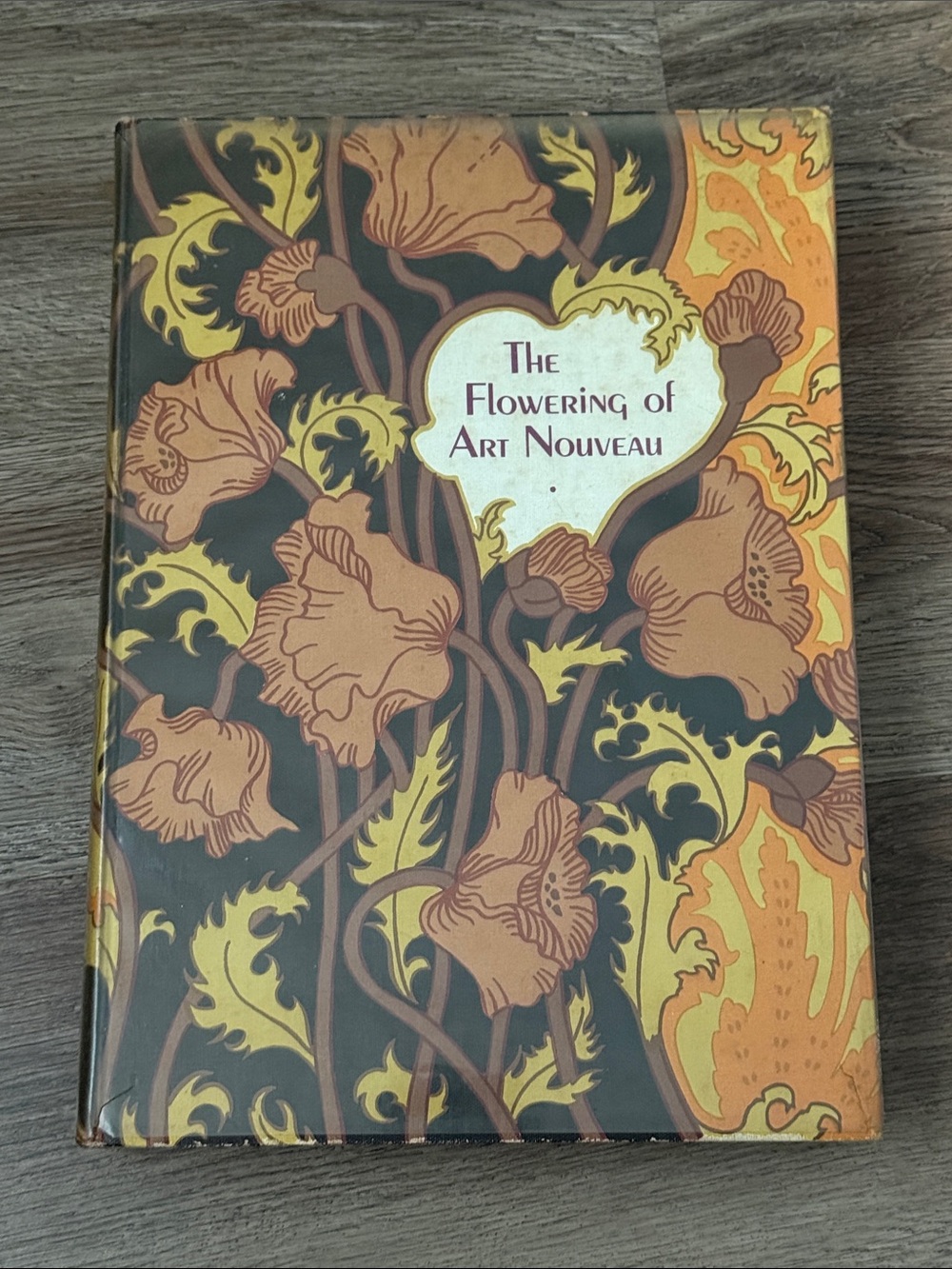 The Flowering of Art Nouveau Hardcover Book (1966) Maurice Rheims Vintage